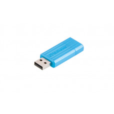 USB 2.0 8GB PinStripe Colour Edition Drive - Caribbean Blue