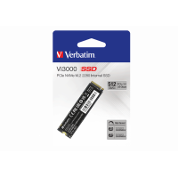 VERBATIM Vi3000 INTERNAL PCIe 3.0 NVMe M.2 SSD 512GB - 