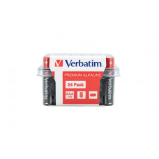 VERBATIM ALKALINE BATTERY AAA 24 PACK (BOX)