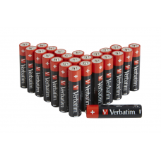 VERBATIM ALKALINE BATTERY AA  24 PACK (BOX)