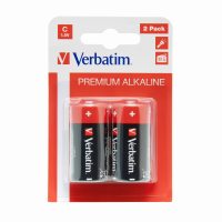 Premium C Alkaline Battery - 2 Pack