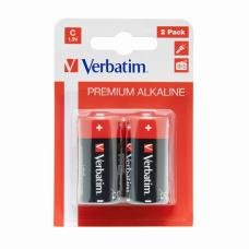 Premium C Alkaline Battery - 2 Pack