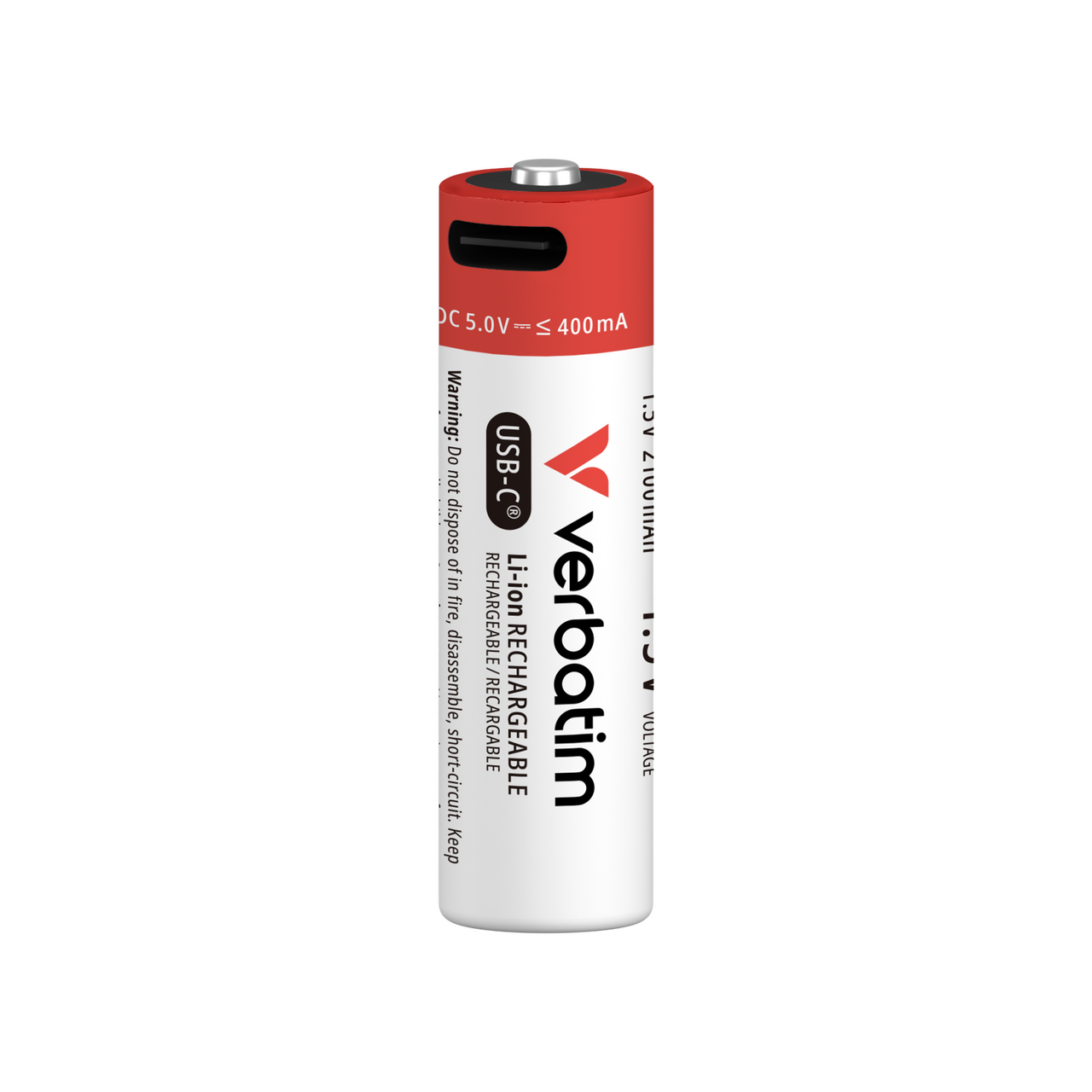 AA USB-C Rechargeable Batteries — Pack of 4